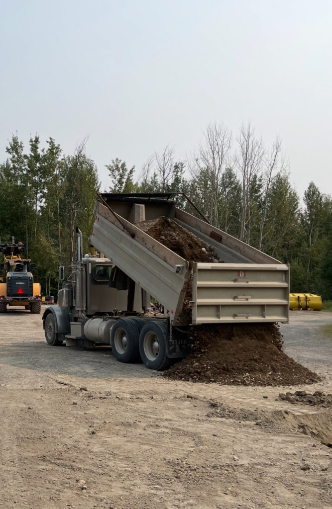 Material Hauling is part of our construction services division