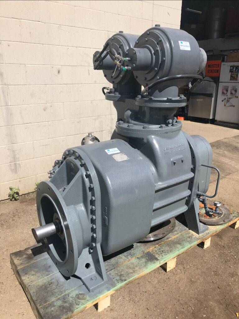 shows a rebuild compressor airend as part of our industrial mechanical services
