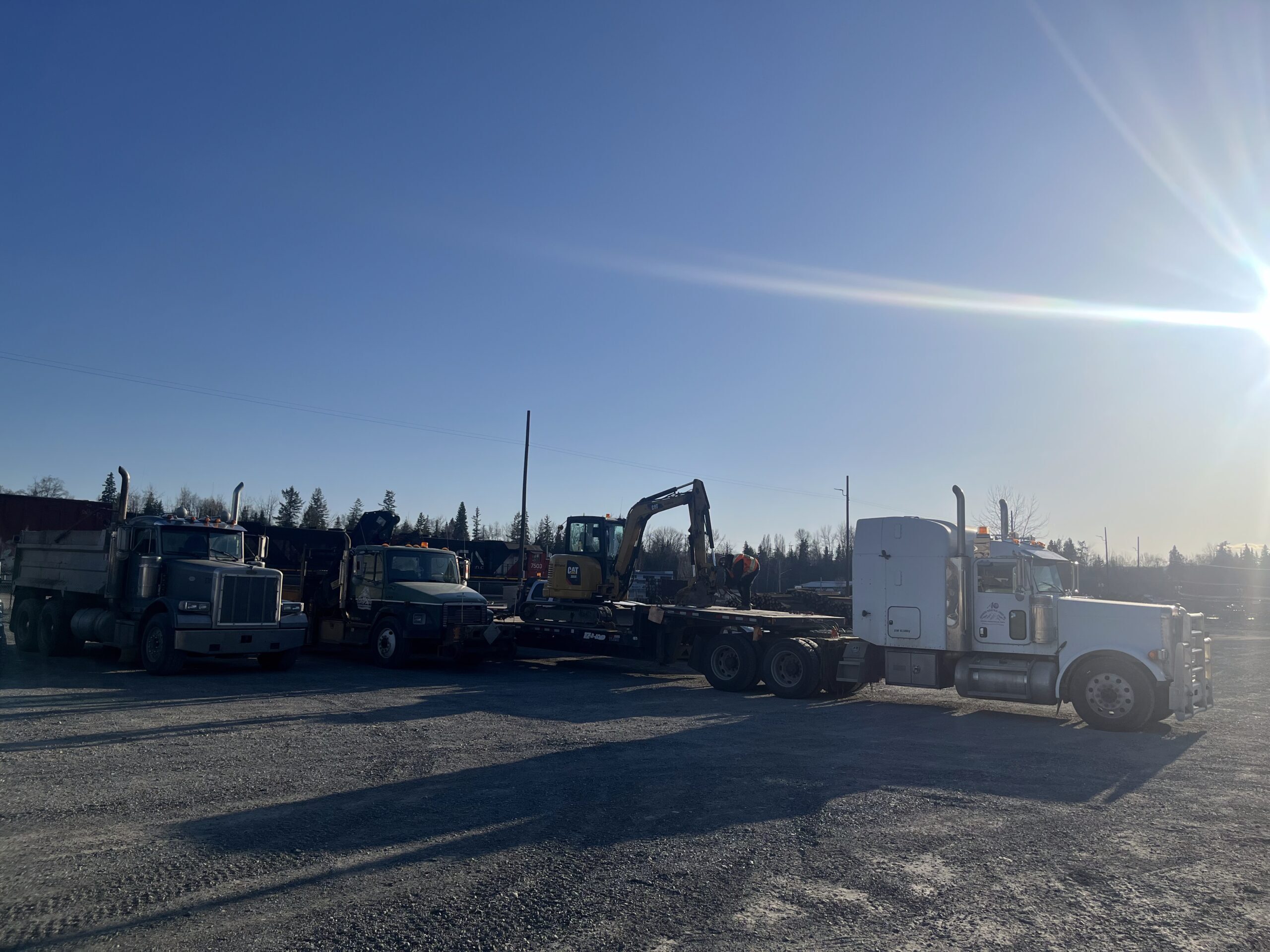 Some of the equipment used in our industrial contracting division